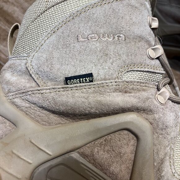 LOWA Zephyr GTX Mid TF Tactical Boots Men’s Size 11 Beige Gore-Tex Waterproof - Picture 3 of 14